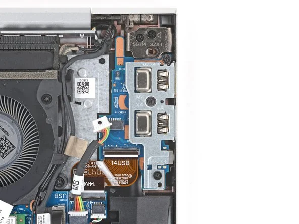 HP EliteBook 840 G6 G7 USB-C Side IO Board Replacement — HP laptop side and angled view, buy in Lahore Pakistan
