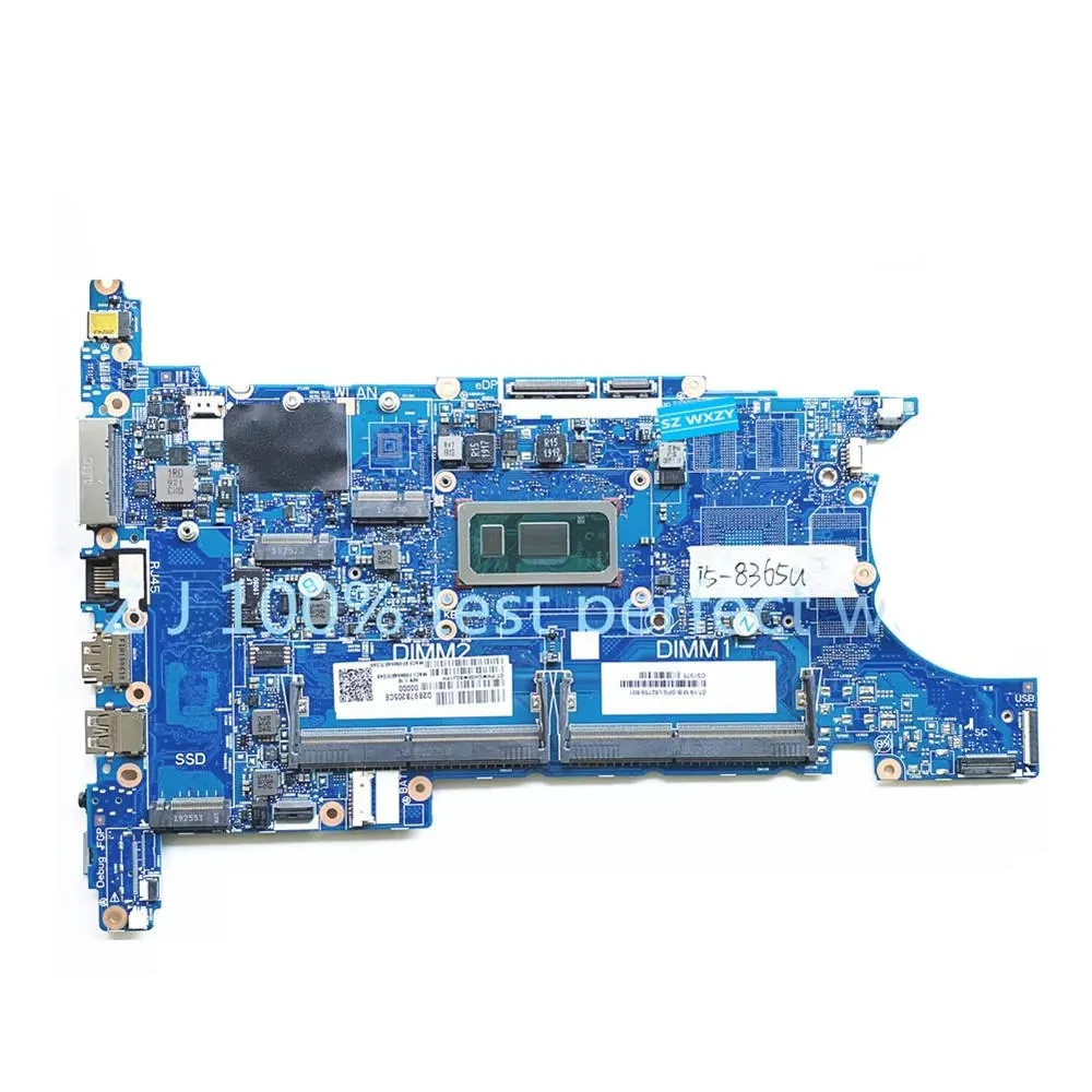 HP EliteBook 840 G6 Motherboard 8th Gen i7 vPro — HP laptop side and angled view, buy in Lahore Pakistan