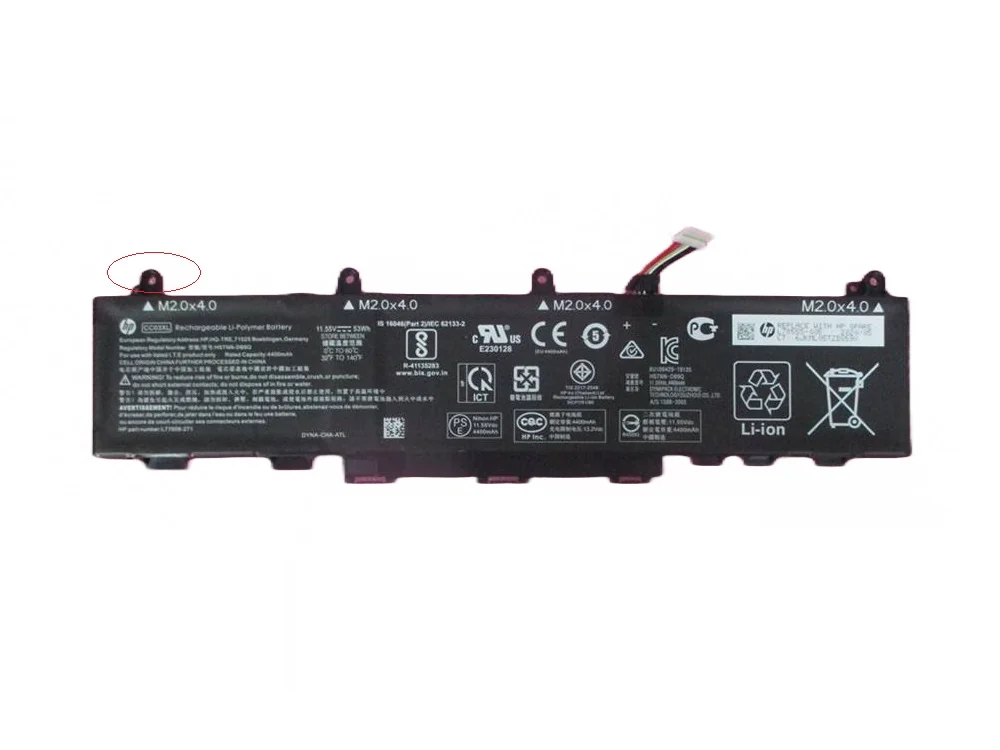 HP EliteBook 840 G7 / 840 G8 53Wh 3-Cell Battery (CC03XL Original) — HP laptop keyboard and ports view, Lahore Pakistan