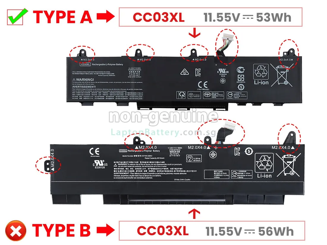 HP EliteBook 840 G7 / 840 G8 53Wh 3-Cell Battery (CC03XL Original) — used HP laptop for sale in Pakistan, NN Laptops Lahore
