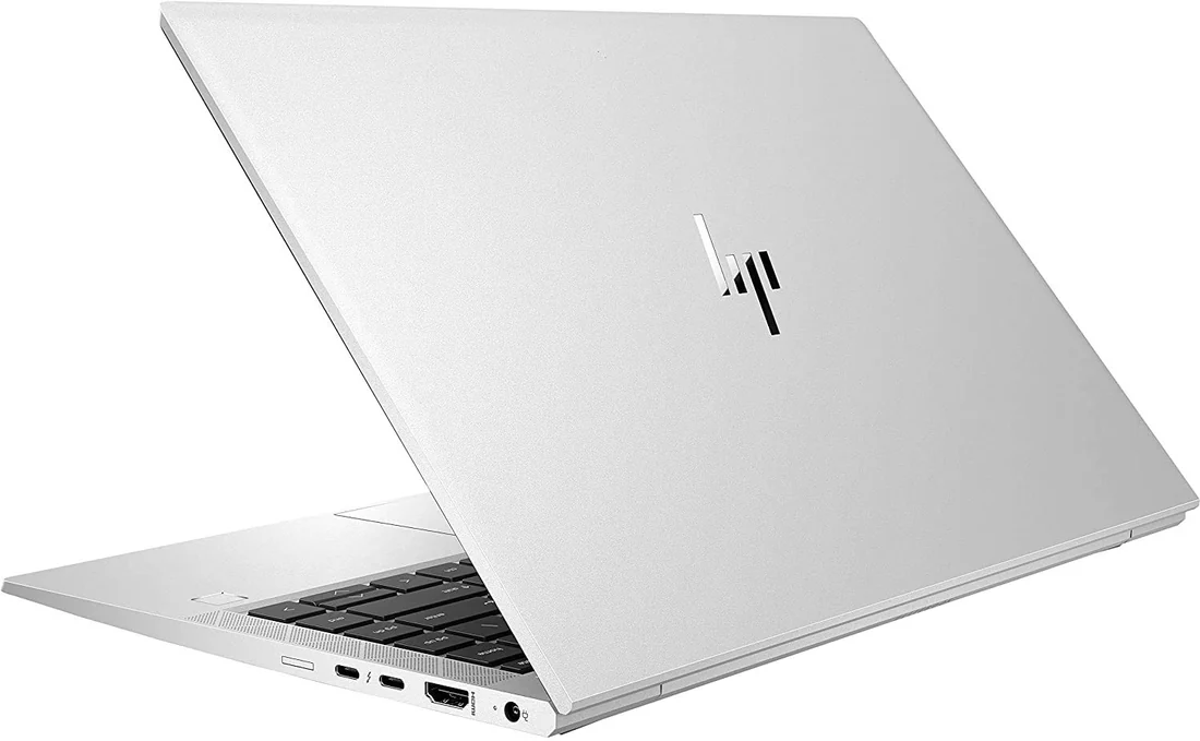 HP EliteBook 840 G7 i7-10610U 16GB 512GB Used Laptop Lahore — HP laptop keyboard and ports view, Lahore Pakistan