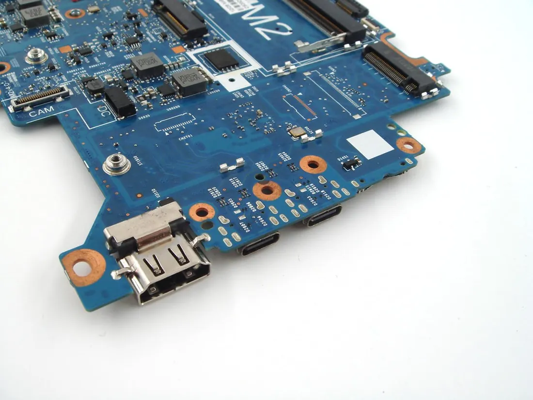 HP EliteBook 840 G7 Motherboard (10th Gen i5) — HP laptop keyboard and ports view, Lahore Pakistan