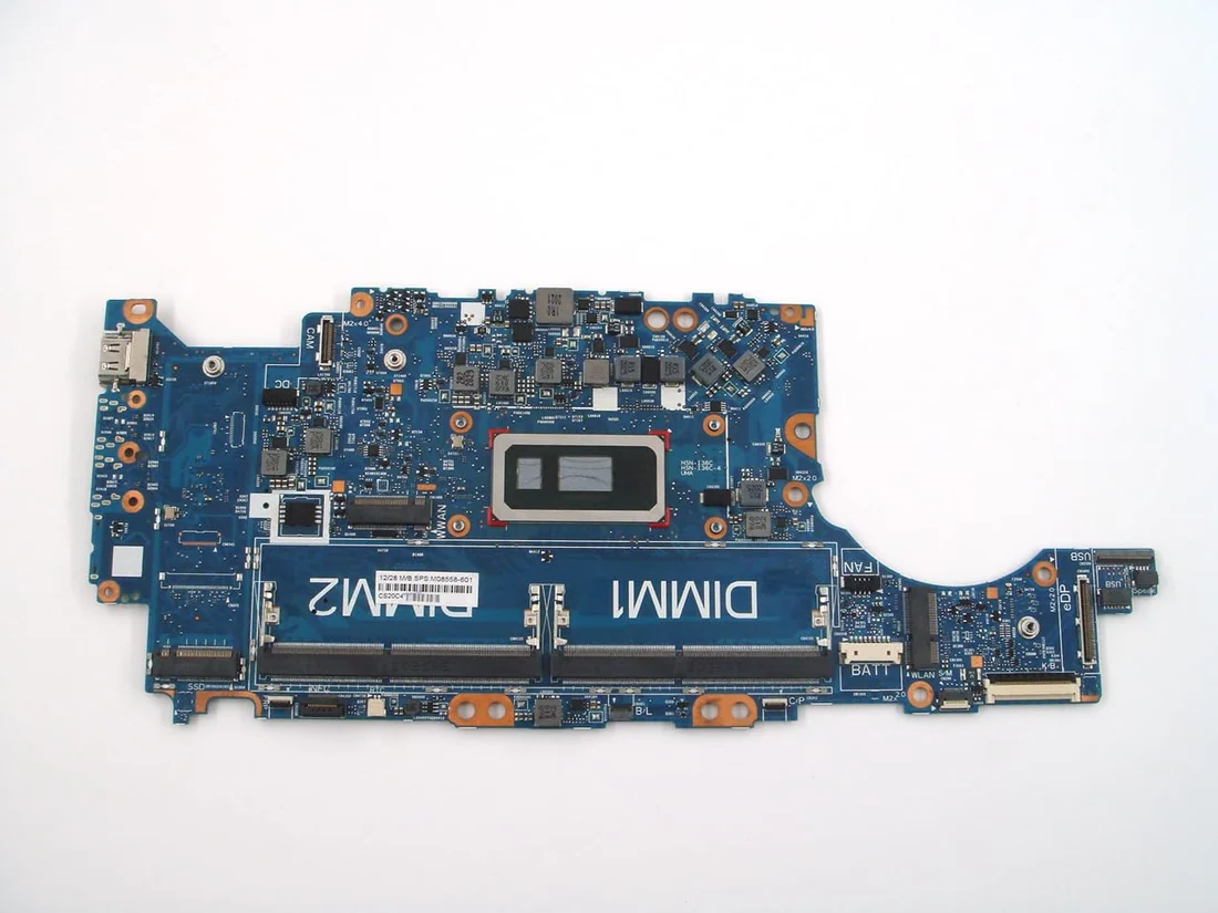 HP EliteBook 840 G7 Motherboard (10th Gen i5) — HP laptop side and angled view, buy in Lahore Pakistan