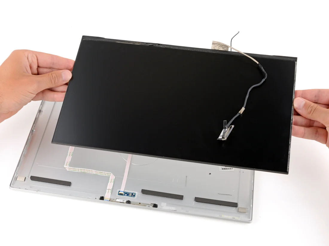 HP EliteBook 840 G8 LCD Bezel (B Panel) Replacement in Lahore — HP laptop keyboard and ports view, Lahore Pakistan
