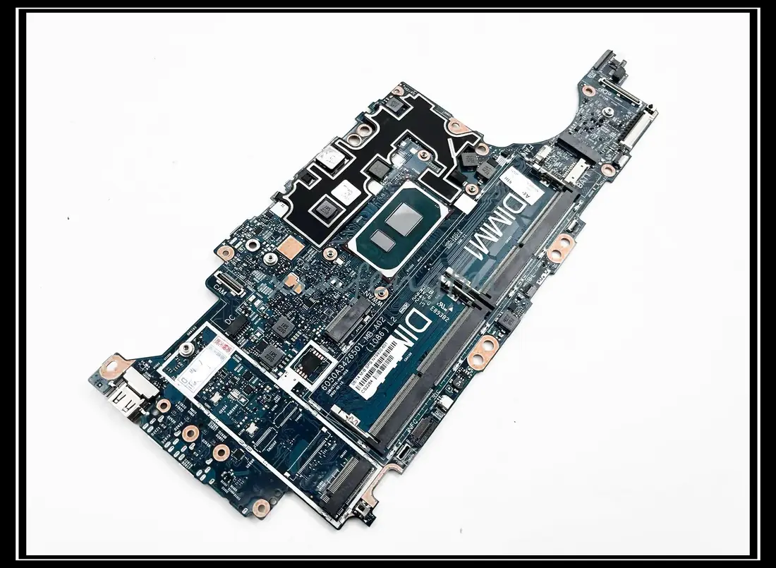 HP EliteBook 840 G8 Motherboard (11th Gen i5) — HP laptop keyboard and ports view, Lahore Pakistan