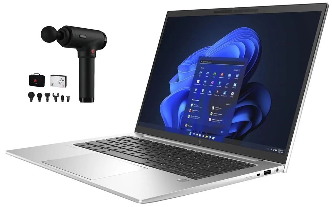 HP EliteBook 840 G9 i7-1255U 32GB 256GB — HP laptop keyboard and ports view, Lahore Pakistan