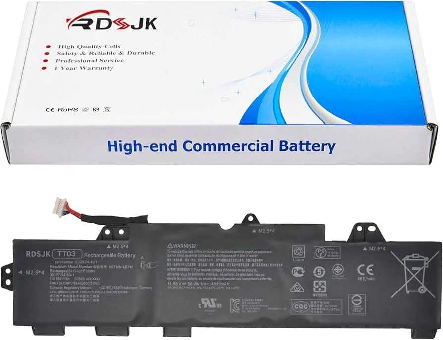 HP EliteBook 850 G5/G6 Battery — HP laptop side and angled view, buy in Lahore Pakistan