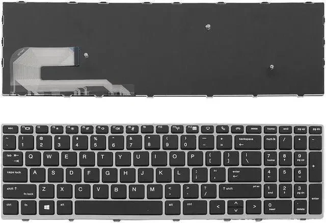HP EliteBook 850 G5 Keyboard (Backlit) — HP laptop keyboard and ports view, Lahore Pakistan