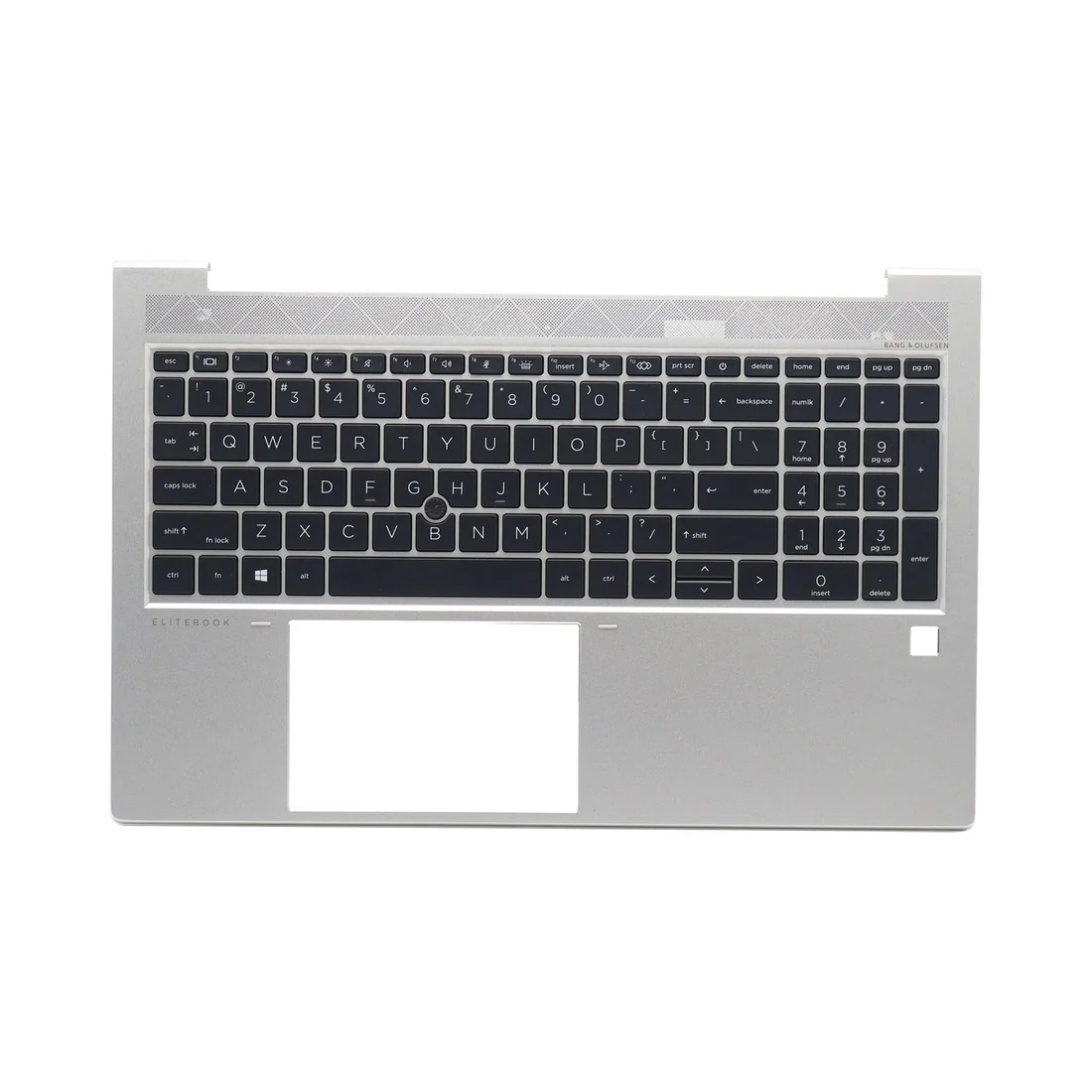 HP EliteBook 850 G7 Palmrest with Touchpad (C Panel) Replacement — HP laptop keyboard and ports view, Lahore Pakistan