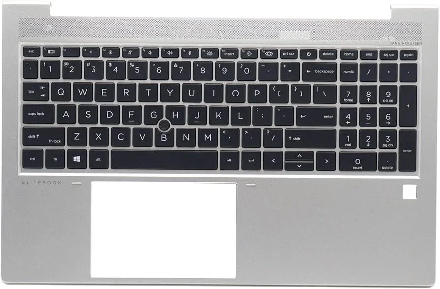 HP EliteBook 850 G7 Palmrest with Touchpad (C Panel) Replacement — HP laptop side and angled view, buy in Lahore Pakistan
