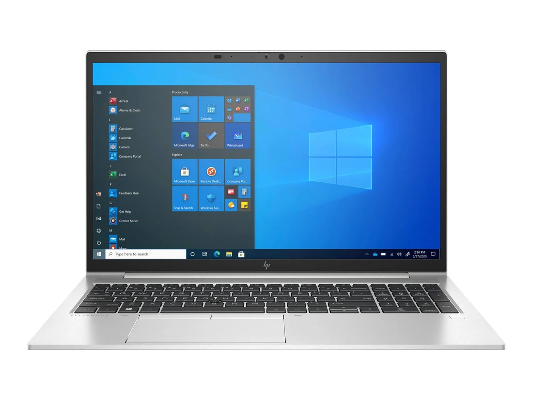 HP EliteBook 850 G8 (i7) — HP laptop keyboard and ports view, Lahore Pakistan