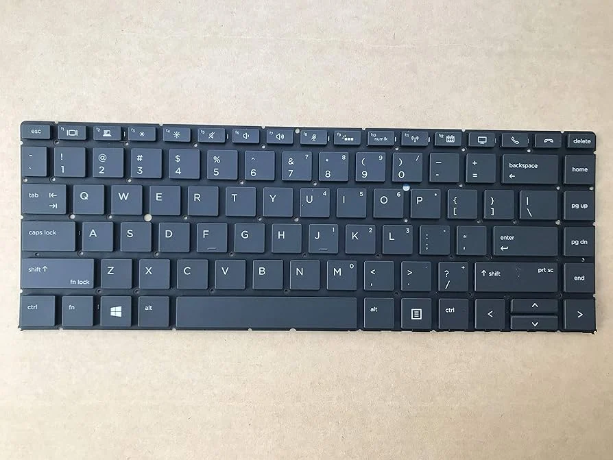 HP EliteBook Folio 1040 G4 Backlit Keyboard Replacement US Layout — HP laptop side and angled view, buy in Lahore Pakistan