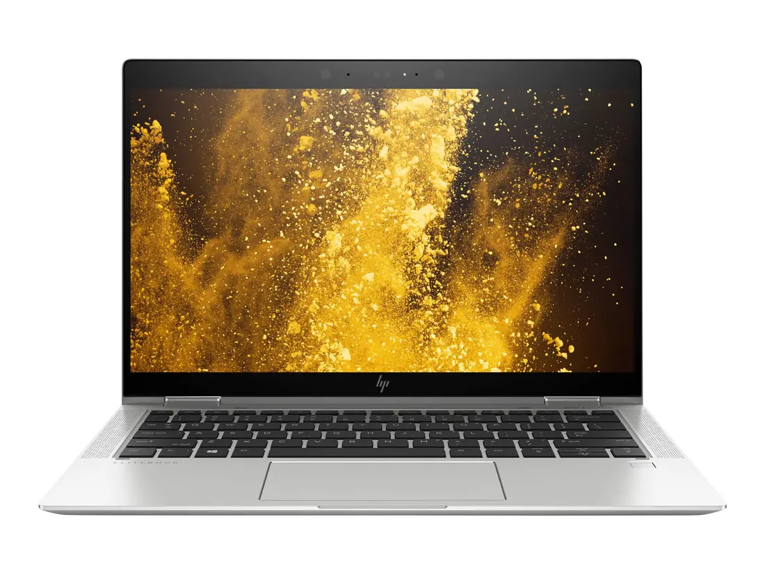 HP EliteBook x360 1030 G3 i5-8350U 8GB 256GB — HP laptop keyboard and ports view, Lahore Pakistan