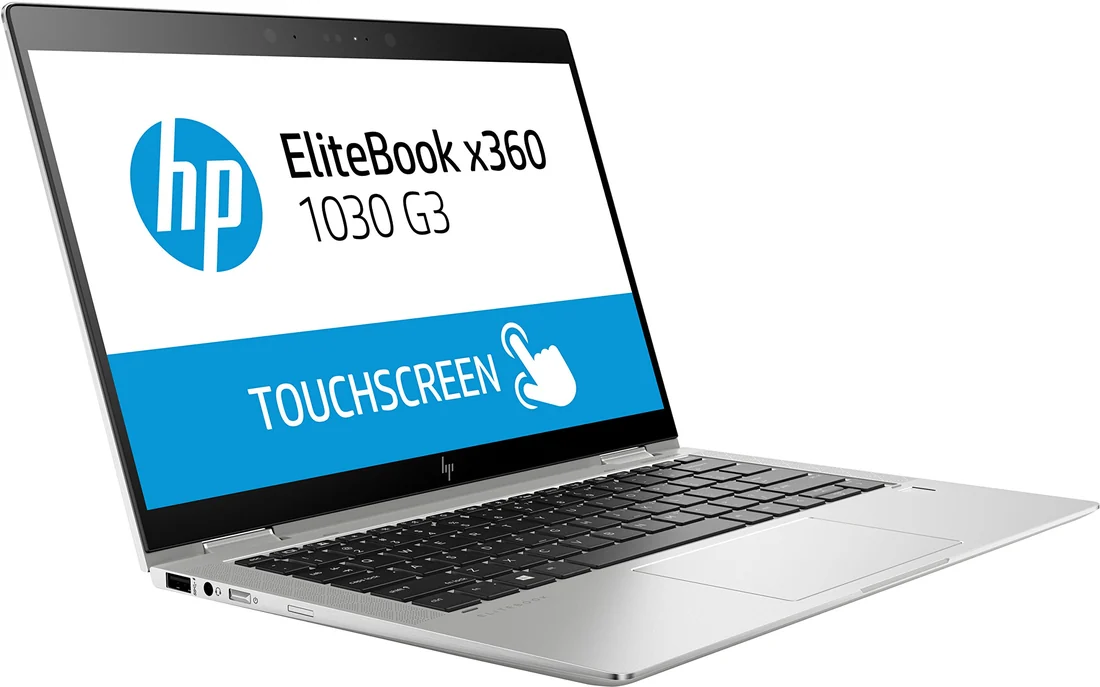 HP EliteBook x360 1030 G3 i5-8350U 8GB 256GB — HP laptop side and angled view, buy in Lahore Pakistan