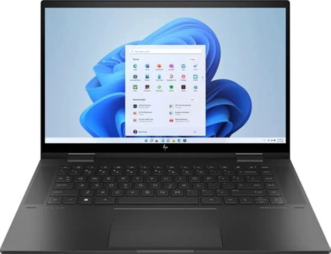 HP ENVY 15 i7-10750H 16GB 512GB — HP laptop keyboard and ports view, Lahore Pakistan