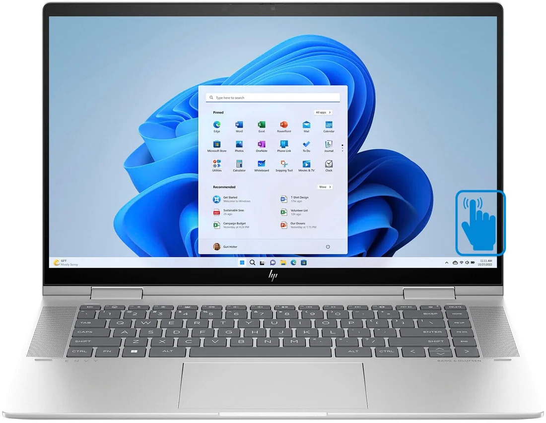 HP ENVY 15 i7-10750H 16GB 512GB — HP laptop side and angled view, buy in Lahore Pakistan
