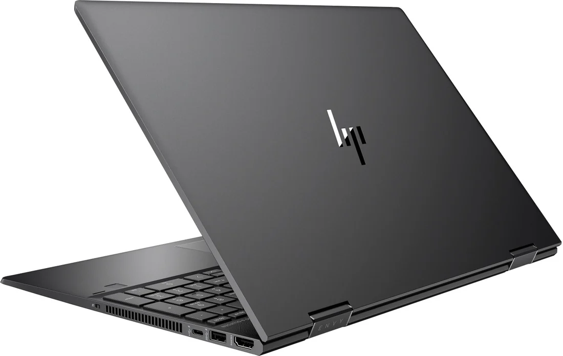 HP Envy x360 15 Ryzen Ryzen 5 4500U 8GB 256GB Touch Used Lahore — HP laptop side and angled view, buy in Lahore Pakistan