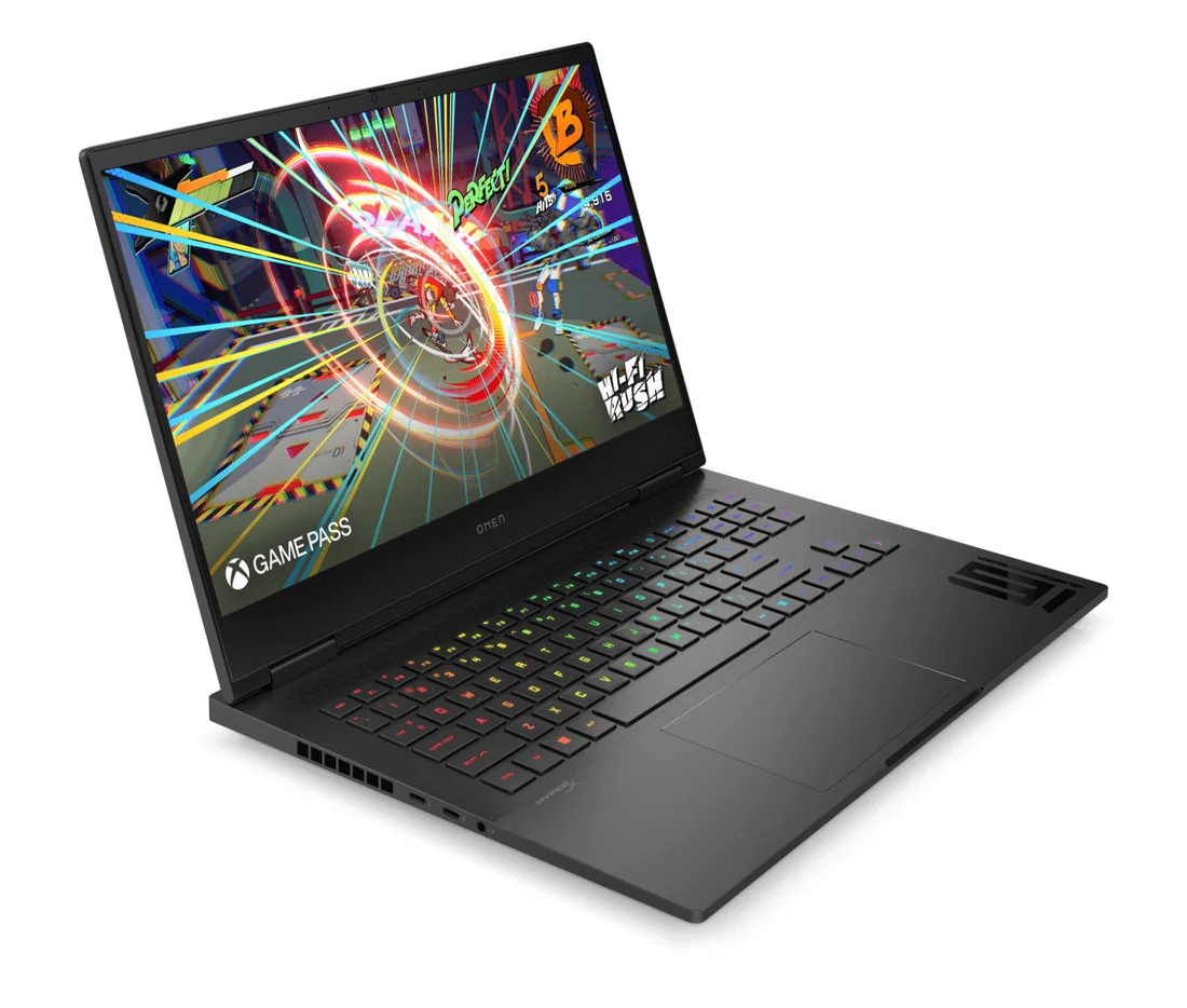 HP Omen 16 i7-13700HX 16GB 1TB — HP laptop side and angled view, buy in Lahore Pakistan