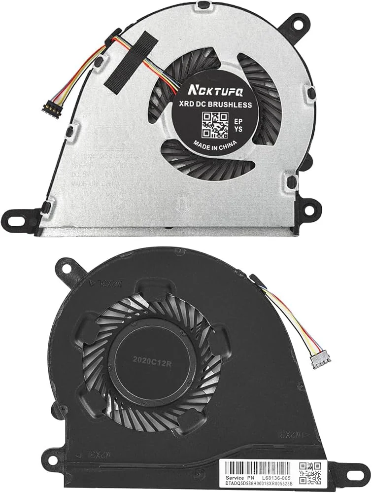 HP Pavilion 14 15 Cooling Fan with Heat-Pipe Assembly — HP laptop keyboard and ports view, Lahore Pakistan