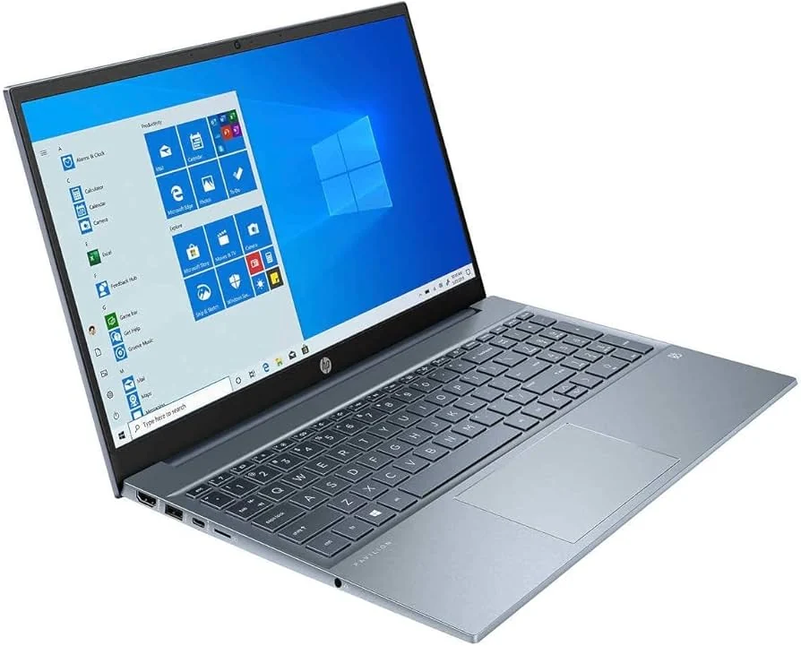 HP Pavilion 15 eg3 i5-1335U 32GB 256GB — HP laptop side and angled view, buy in Lahore Pakistan