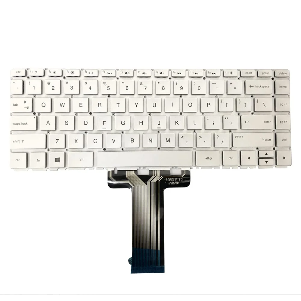 HP Pavilion x360 14-dh Backlit Keyboard Replacement US Layout — HP laptop keyboard and ports view, Lahore Pakistan
