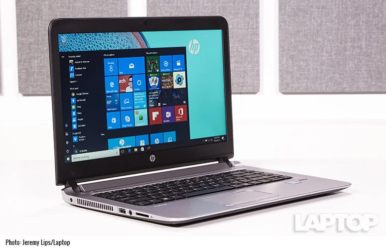 HP ProBook 440 G3 i3-5005U 4GB 256GB — HP laptop side and angled view, buy in Lahore Pakistan