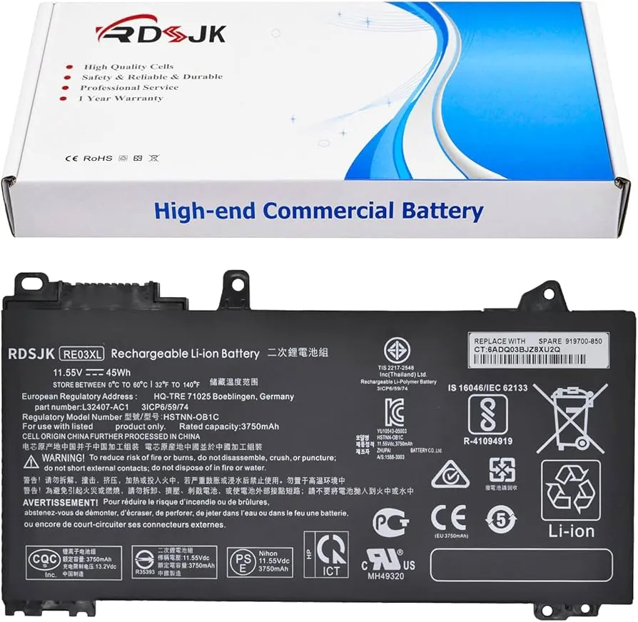 HP ProBook 440 G7 / 450 G7 45Wh 3-Cell Battery (HSTNN-DB9A) — used HP laptop for sale in Pakistan, NN Laptops Lahore