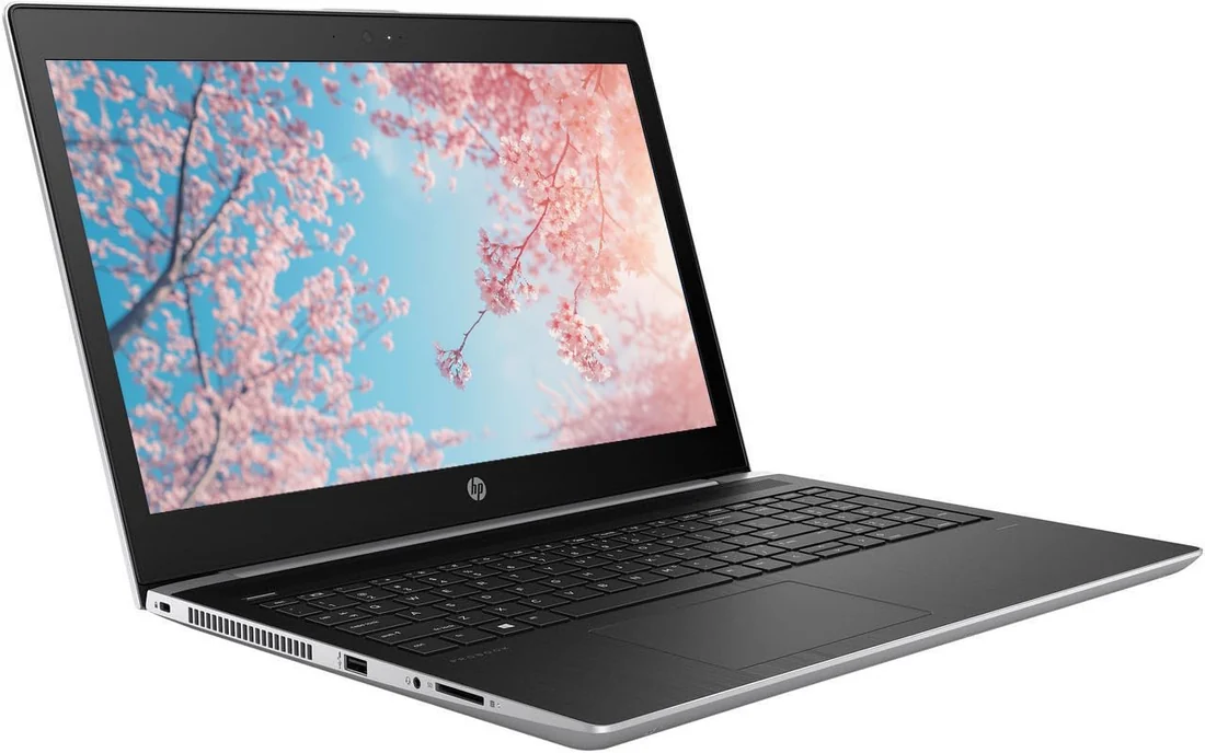 HP ProBook 450 G5 C-Panel — HP laptop side and angled view, buy in Lahore Pakistan