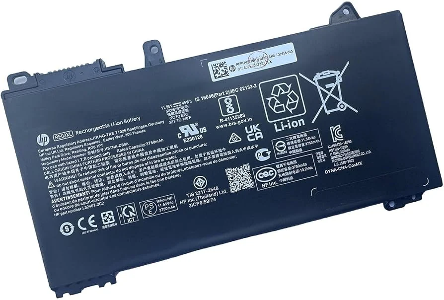 HP ProBook 450 G5/G6 Battery — HP laptop side and angled view, buy in Lahore Pakistan