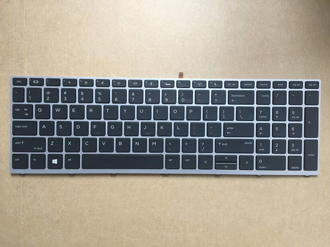 HP ProBook 450 G5 Keyboard — HP laptop keyboard and ports view, Lahore Pakistan