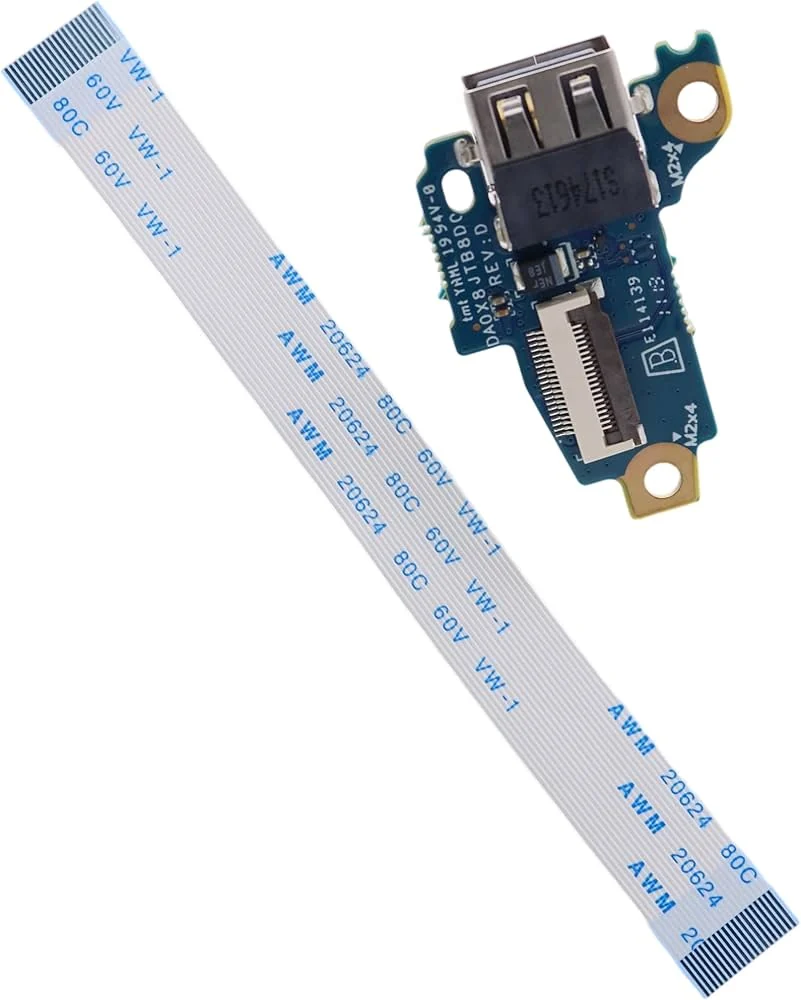HP ProBook 450 G6 G7 USB IO Daughter Board Replacement — HP laptop side and angled view, buy in Lahore Pakistan