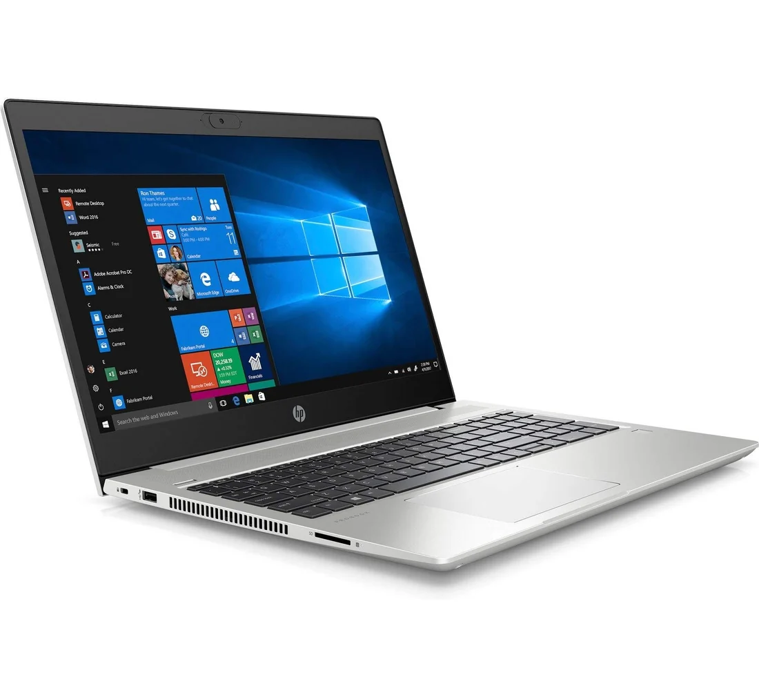 HP ProBook 450 G7 i5-10210U 8GB 256GB — HP laptop keyboard and ports view, Lahore Pakistan