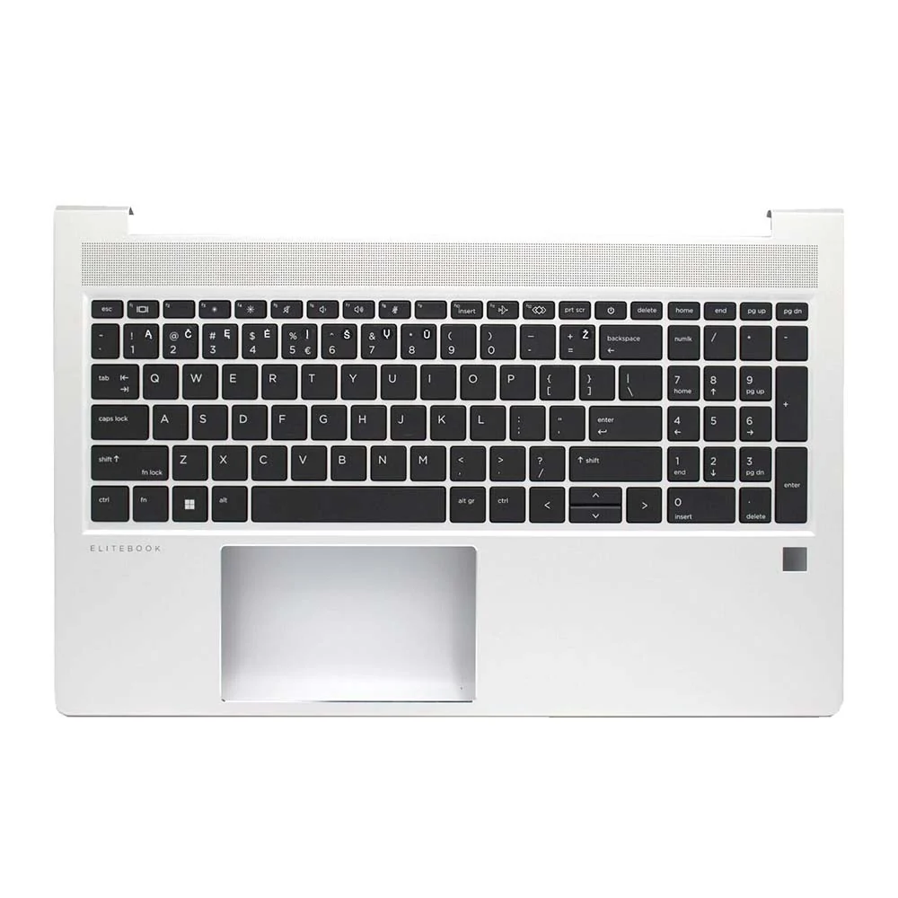 HP ProBook 450 G8 Keyboard (Backlit) — HP laptop keyboard and ports view, Lahore Pakistan