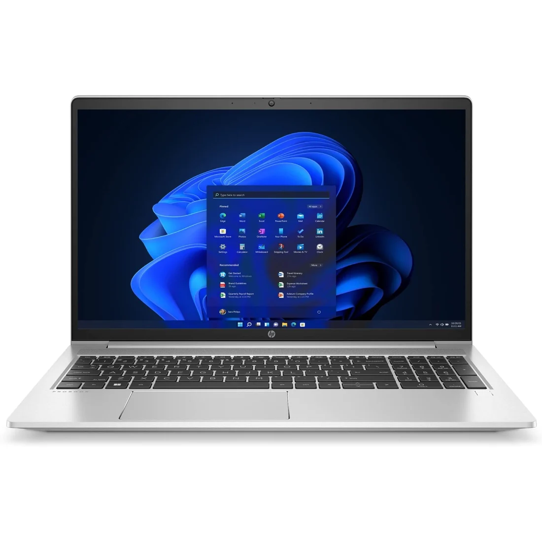 HP ProBook 450 G9 i7-1255U 16GB 512GB — HP laptop keyboard and ports view, Lahore Pakistan