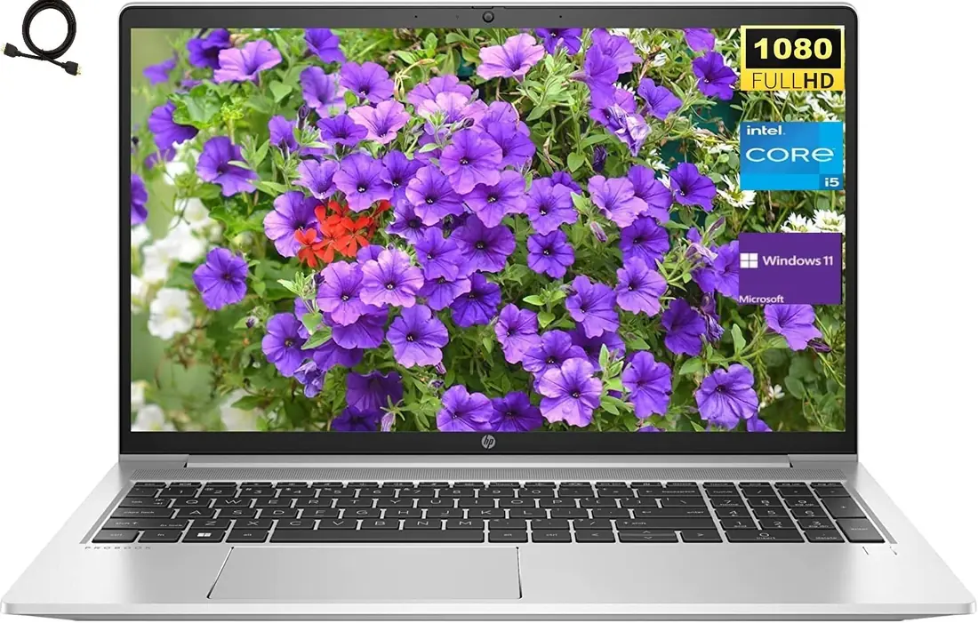 HP ProBook 450 G9 i7-1255U 16GB 512GB — HP laptop side and angled view, buy in Lahore Pakistan