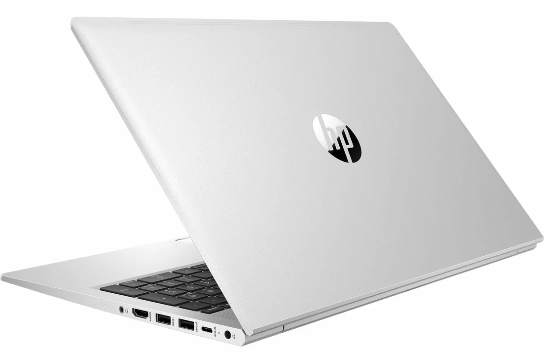 HP ProBook 455 G9 (Ryzen 5) — HP laptop keyboard and ports view, Lahore Pakistan