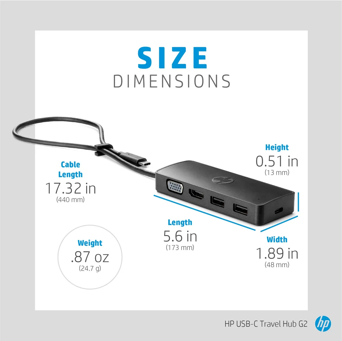 HP USB-C Multi-Port Adapter G2 Original Genuine 4K HDMI — original accessories at NN Laptops, Hafeez Center Lahore Pakistan
