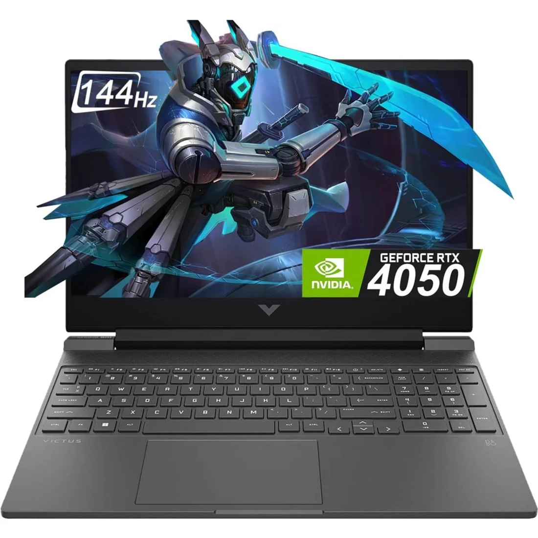 HP Victus 15 fa1 i5-13420H 16GB 512GB — HP laptop keyboard and ports view, Lahore Pakistan