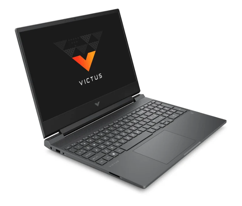 HP Victus 15 i5-12450H 8GB 512GB — HP laptop side and angled view, buy in Lahore Pakistan