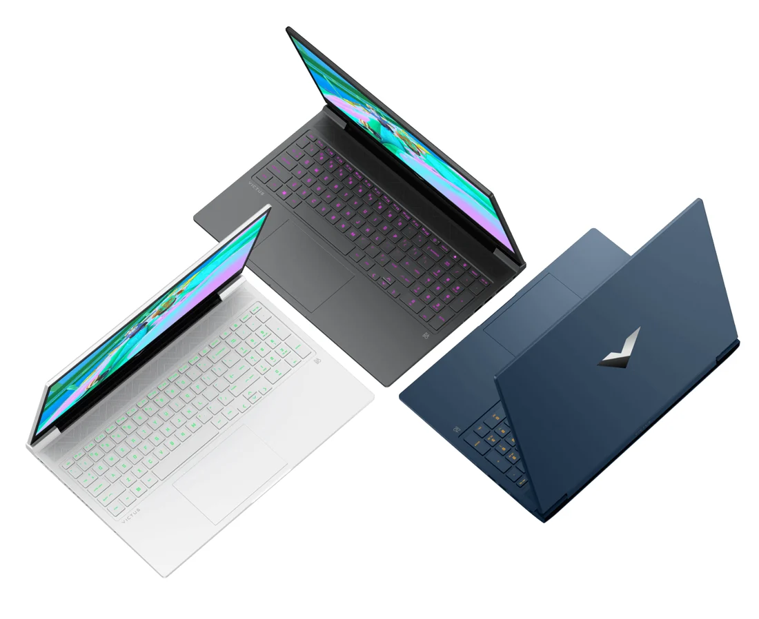 HP Victus 16 i5-12500H 16GB 512GB — HP laptop keyboard and ports view, Lahore Pakistan