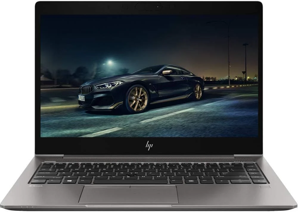 HP ZBook 14u G6 i7-8665U 16GB 512GB Used Laptop Lahore — HP laptop side and angled view, buy in Lahore Pakistan