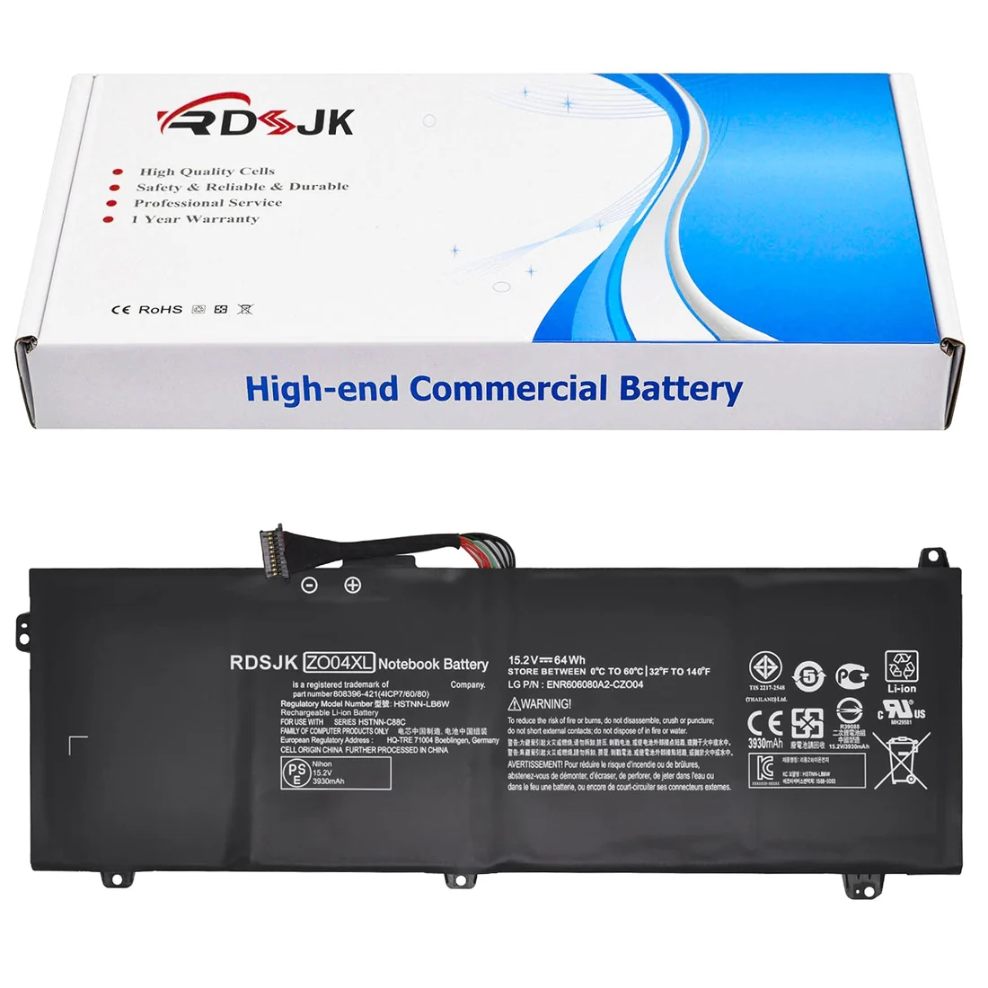 HP ZBook 15 G3 / G4 Workstation 6-Cell 90Wh Battery (AR08XL) — batteries price in Pakistan, NN Laptops Lahore