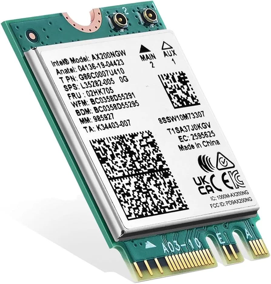 Intel AX200 WiFi 6 M.2 2230 Laptop WiFi Card — used Intel laptop for sale in Pakistan, NN Laptops Lahore