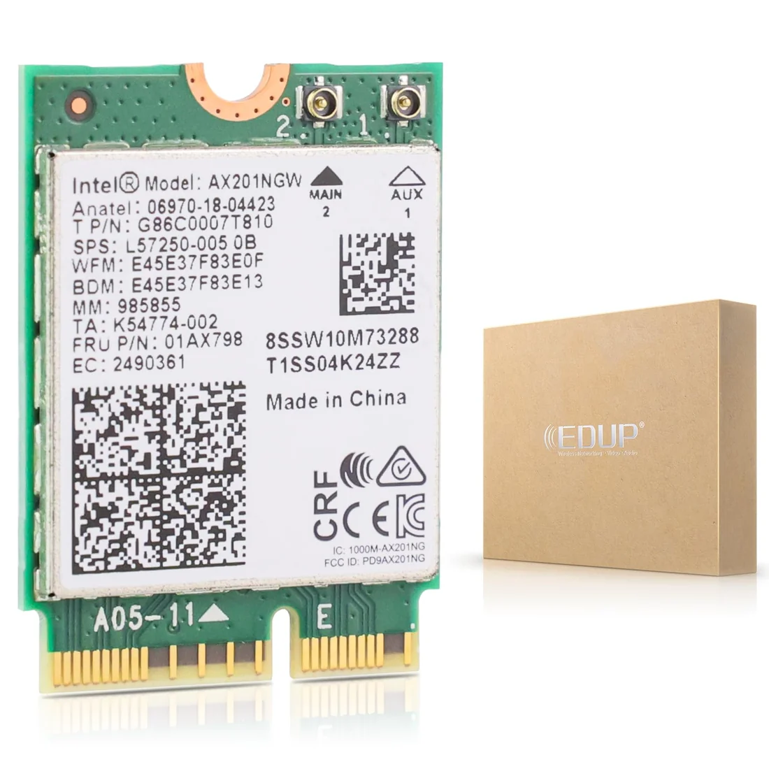 Intel AX201 WiFi 6 M.2 2230 Laptop WiFi Card — used Intel laptop, price in Pakistan at NN Laptops Hafeez Center Lahore