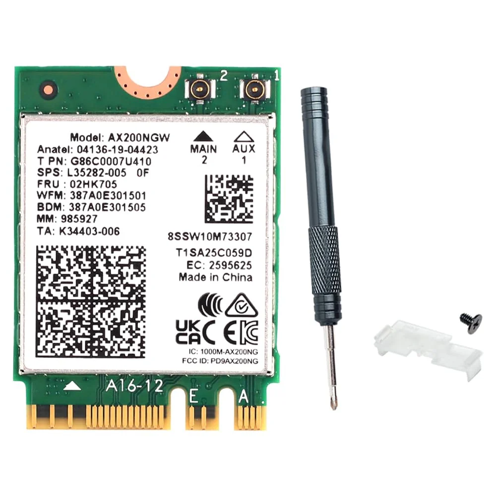 Intel WiFi 6 AX200 M.2 2230 — genuine laptop parts in Lahore, Pakistan