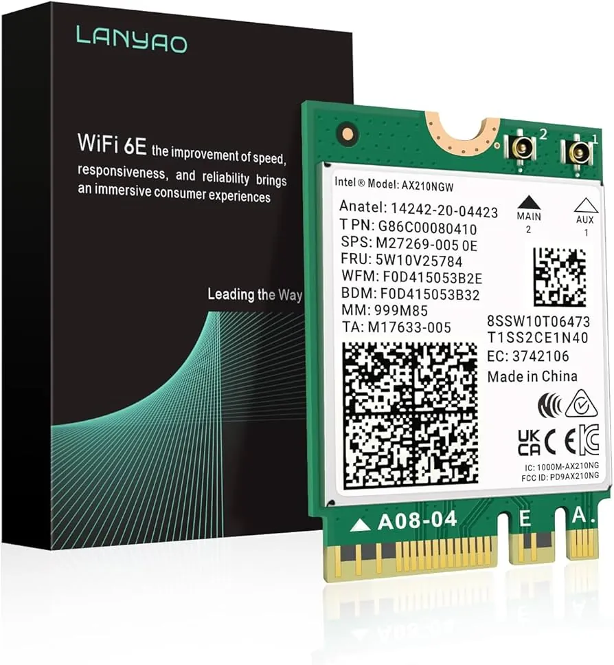 Intel WiFi 6E AX210 M.2 2230 — laptop parts price in Pakistan, NN Laptops Lahore