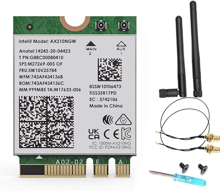 Intel WiFi 6E AX210 M.2 2230 — laptop parts price in Pakistan, NN Laptops Lahore