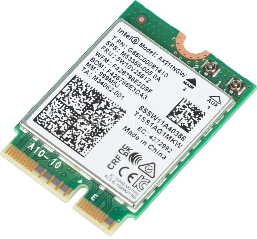 Intel WiFi 6E AX211 M.2 2230 — genuine laptop parts in Lahore, Pakistan
