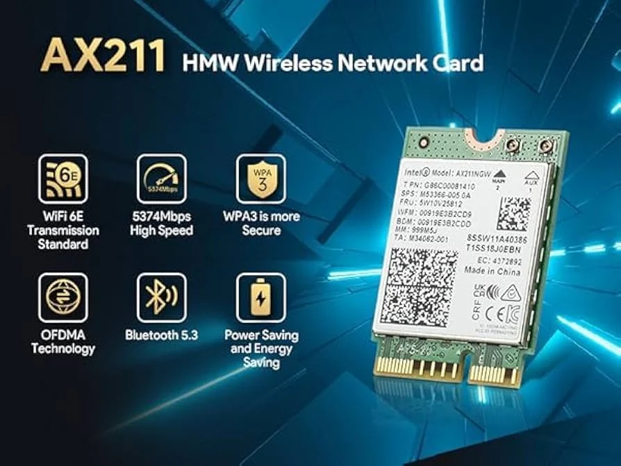 Intel WiFi 6E AX211 M.2 2230 — laptop parts price in Pakistan, NN Laptops Lahore