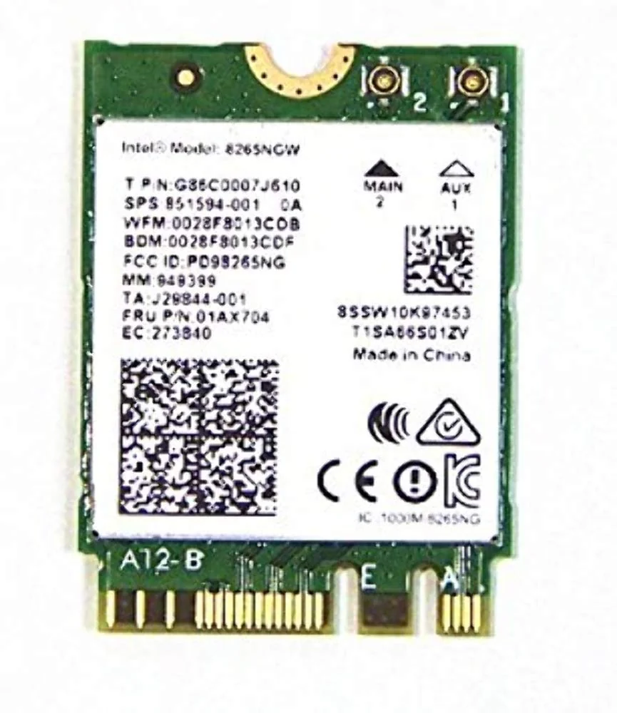 Intel Wireless-AC 8265 M.2 2230 — laptop parts price in Pakistan, NN Laptops Lahore